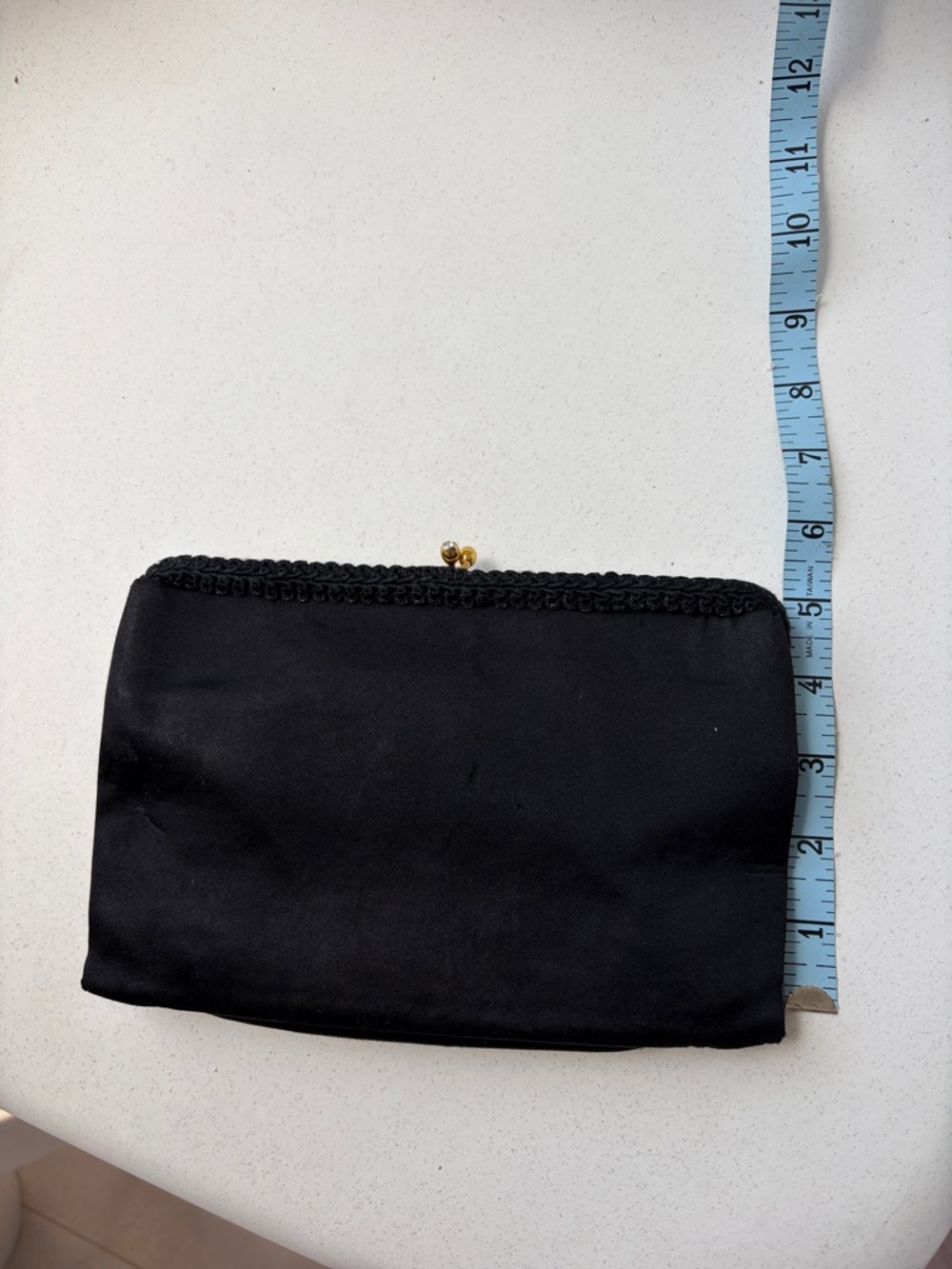 Classic Black Evening Clutch - Elegant Women's Bag